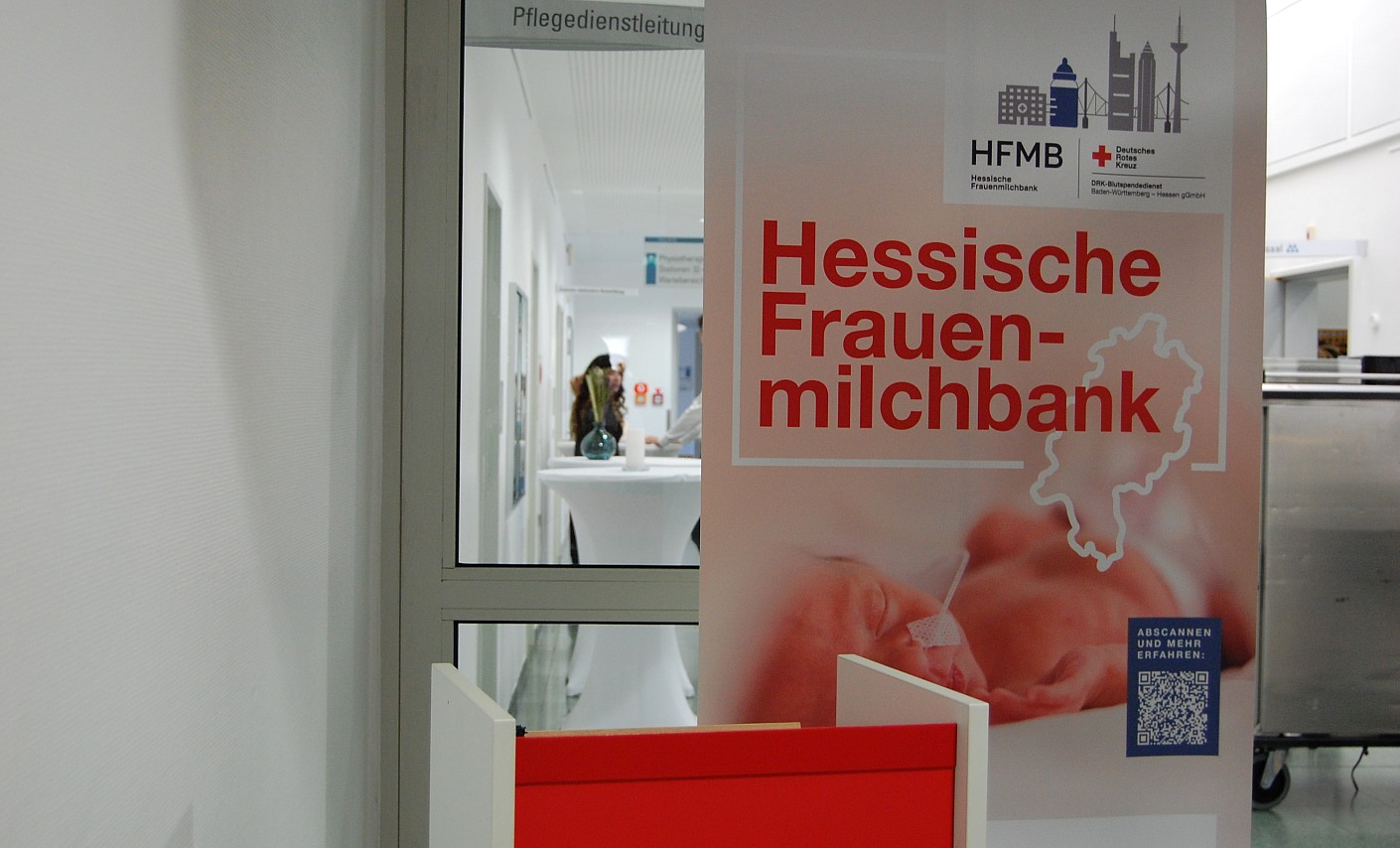 Aufsteller Hessische Frauenmilchbank